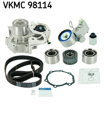 Pompa acqua + Kit cinghie dentate - VKMC 98114 SKF